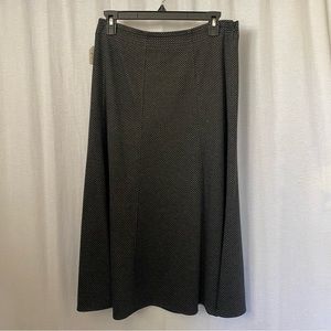 High waisted flare skirt